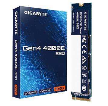 כונן אחסון פלאש ג'יגהבייט Gigabyte G440E500G 4000E Gen4 SSD M.2 2280 PCIe 4.0x4 500GB Read 3600MB/s Write 3000MB/s
